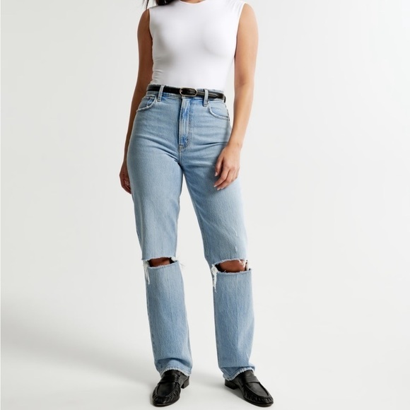 Abercrombie & Fitch Denim - Abercrombie & Fitch | The 90’s Straight Ultra High Rise Size 20L NWT